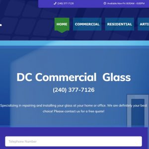 Glass Company Website